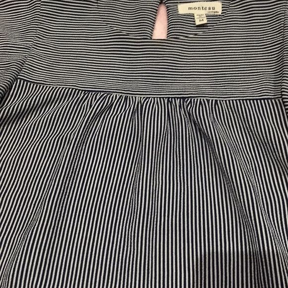 Monteau navy and white stripe top - Picture 4 of 8